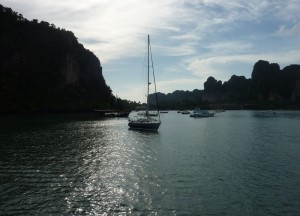 Central Pier, East Railay in Low Season, Thailand, Southeast Asia