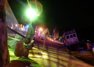 Loh Dalum Beach Night, Low season in Krabi Thailand, southeast asia
