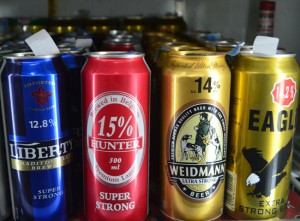 Extra Strong Beer Corner Shops Selling Super Strong Beer in Malaysia, Southeast Asia
