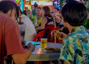 People Watching, Red Garden Food Paradise, Penang Georgetown