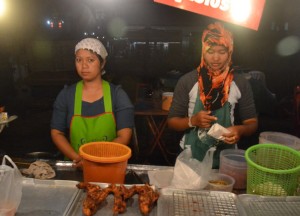 Fried Chicken Hawker. Langkawi to Bangkok via Satun, Southeast Asia