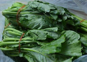Kana Broccoli, Shopping at Fresh Markets in Thailand, Southeast Asia