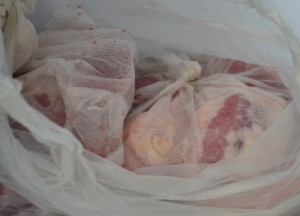 Bags of Meats, Shopping at Fresh Markets in Thailand, Southeast Asia