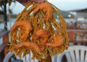 Thai Buer-Tod Phuket Deep Fried Prawns, Laem Hin Seafood Restaurant