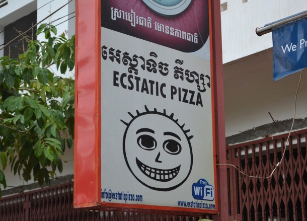 Ecstatic Pizza Joint, Marijuana Happy Pizzas in Siem Reap