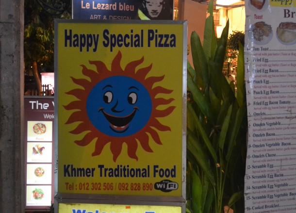 Happy Special Pizza, Marijuana Happy Pizzas in Siem Reap