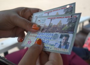 Photograph on tickets, Introduction to Angkor Wat Two Day Tours