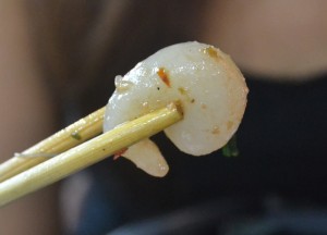 Bangkok Vegetarian Festival in Chinatown, Rubbery Prawns