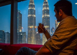 Petronas Towers Views, Decisions Travelling as a Couple in Asia