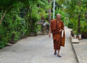 Local Buddhist Monk Local Buddhist Monk, Bangkok to Koh Kret Island, Thailand