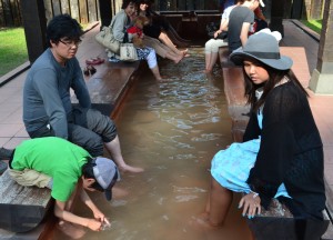 Free Foot Spas, 8 Hells of Beppu by JR Pass, Japan Travel