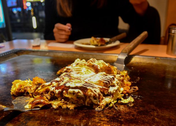 Okonomiyaki in Osaka, Top Tourist Attractions in Osaka Japan