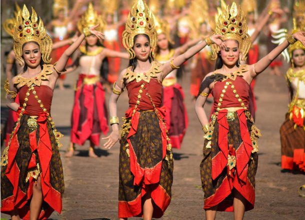 Dance Performance, Prasat Phanom Rung Historical Park, Buriram Isaan Thailand