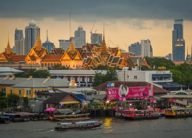 Grand Palace, Best Areas of Bangkok Riverside, Chao Phraya River, Thailand