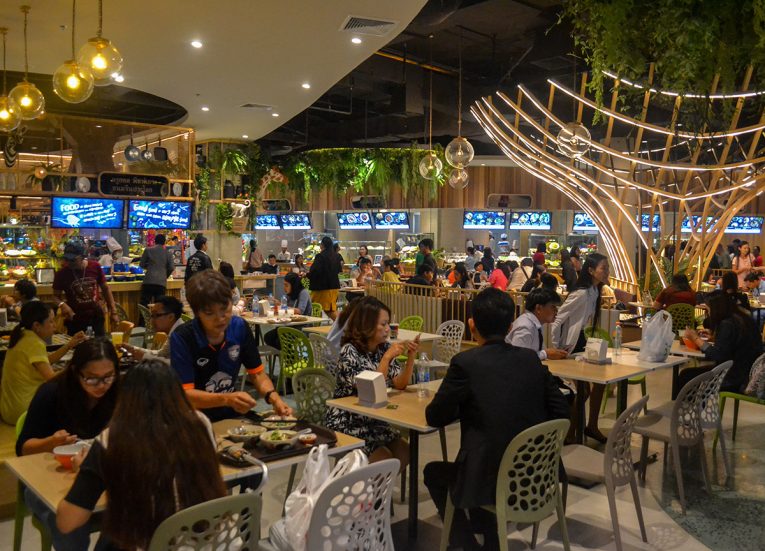 Food Court at Central Plaza Mall in Korat Nakhon Ratchasima