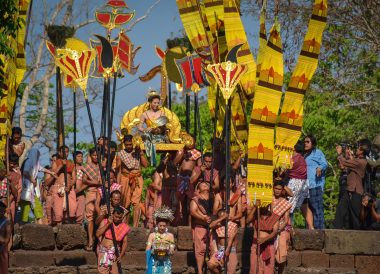 Parade Procession, Phanomrung Festival Historical Park, Buriram Thailand