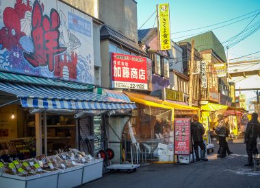 Market Area, tourist attractions in hakodate hokkaido japan