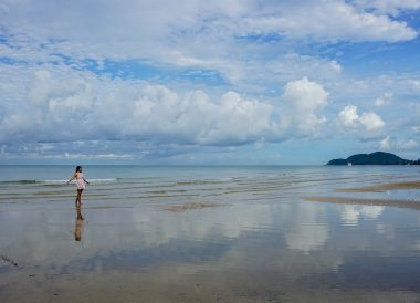 Morning on Chao Lao Beach Chanthaburi, Travel in Eastern Thailand