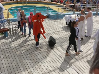 Neptune God of the Sea, French Polynesia Pacific Cruise Round the World Cruise