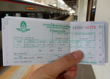 Thai Train Ticket, Malaysia to Thailand by Train From Kuala Lumpur
