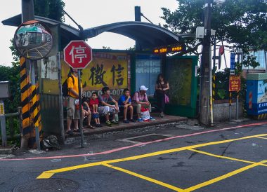 Main Jiufen Bus Station for Travel from Jiufen to Taipei by Bus