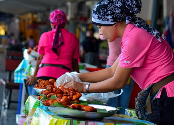 Hat Yai Fried Chicken, Bangkok to Malaysia by Train Padang Besar Penang Butterworth