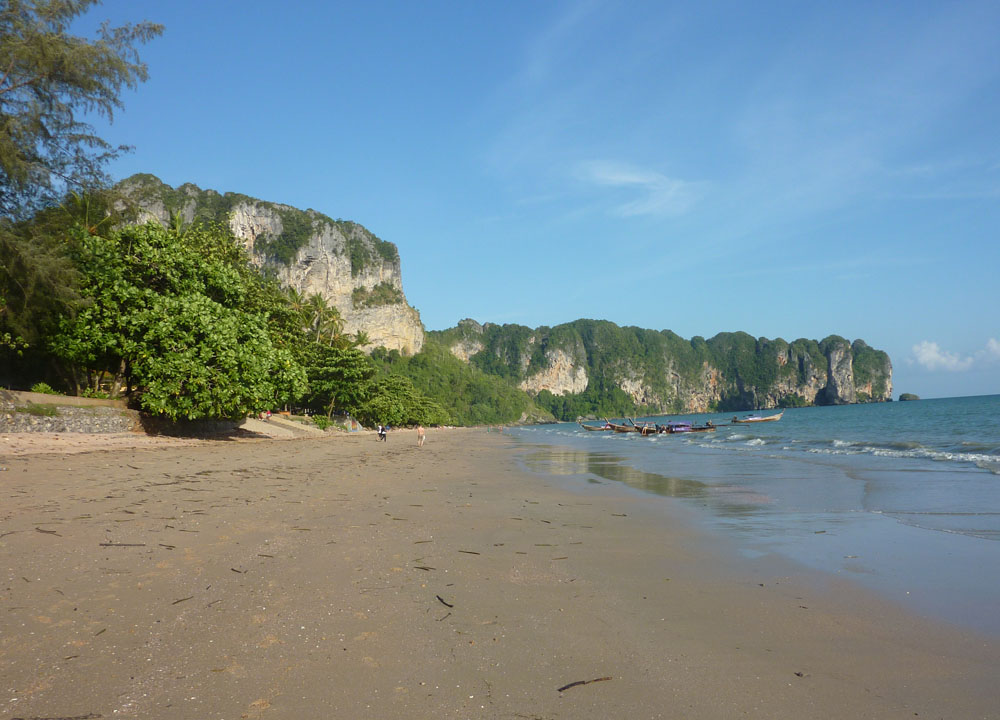 Ao Nang Beach Views, Low season in Krabi Thailand, Southeast Asia