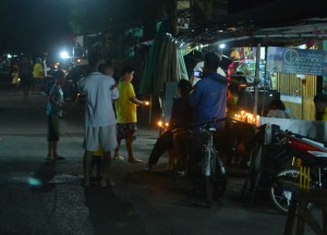 Backstreets Lighting Candles, Fathers Day Thailand, Southeast Asia