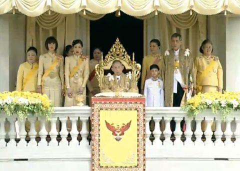 Fathers Day Thailand - Kings Birthday at Bangkok Royal Plaza - King Bhumibol Ananta Throne Hall Balcony