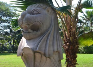 Singapore Merlion, Benjakiti Park Bangkok, Park Life in Southeast Asia