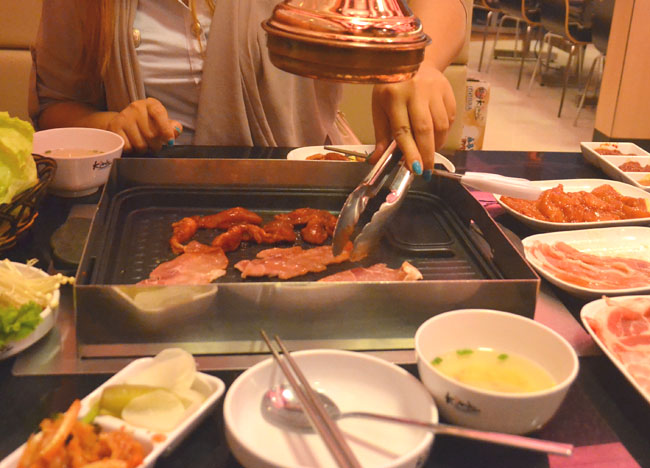 Life in Southeast Asia - Bangkok Korean Barbecues - Kim Ju Buffet