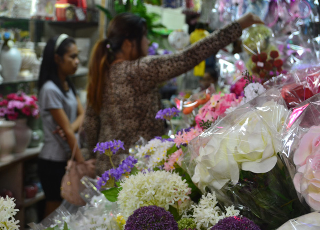 Fake Flowers, Sampeng Market, Little India Bangkok, Southeast Asia