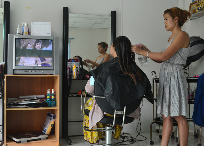 Hair Dressers, Bangkok Simple Life, Local Thai Living, Southeast Asia