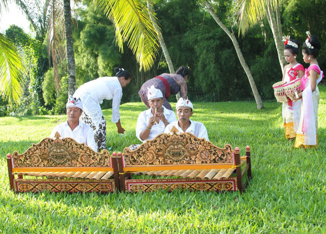 Rindik Flute Music, Wedding at Alila Ubud, Married in Bali Indonesia