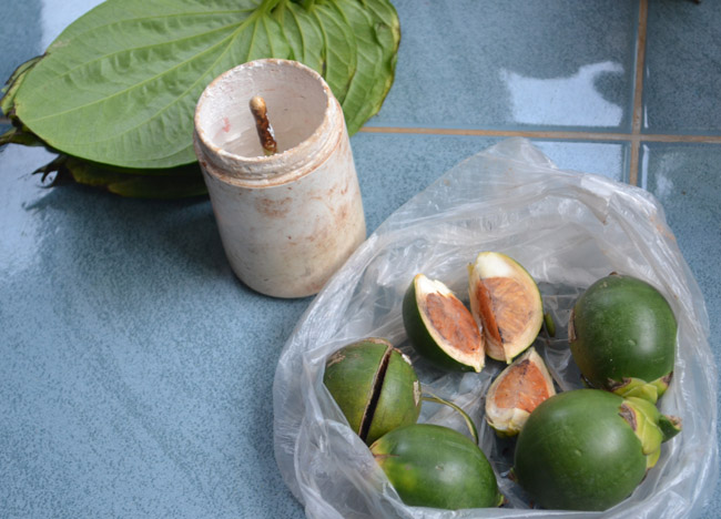 Nut, Leaf, Paste, What is Betel Nut Chewing in Thailand, Southeast Asia
