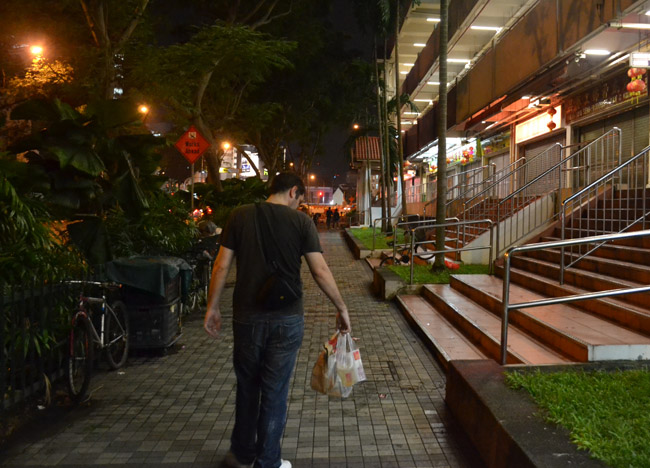 Singapore Streets. McDonalds in Asia. Comfort Foods while Travelling