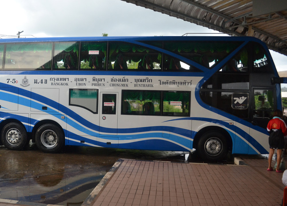 Bus Chong Mek Station, Pakse to Bangkok by Bus, Laos to Thailand, Asia