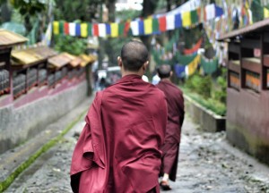 Tibetan Monks, Enchey Monastery Gangtok, Sikkim Tibetan Monasteries