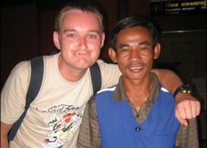 Our Phnom Penh Taxi Driver Cambodian Taxi Driver, Bangkok to Siem Reap, Angkor Wat Tour, Cambodia