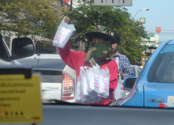 Bangkok Traffic Vendors, Sweet Thai Desserts in Thailand, Southeast Asia