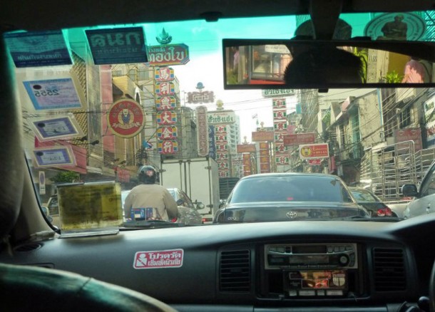 Chinatown Yaowarat Road, Metered Bangkok Taxis, Travel in Bangkok