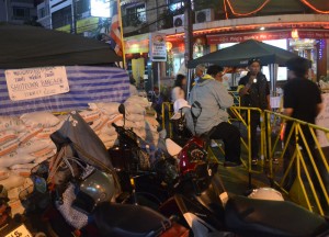 Guards at Entrance Gates, Are Bangkok Protests Safe for Tourists, Travel?