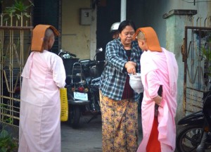 Female Monks in Pink Robes, Travel in Myanmar 2014, Changes in Burma