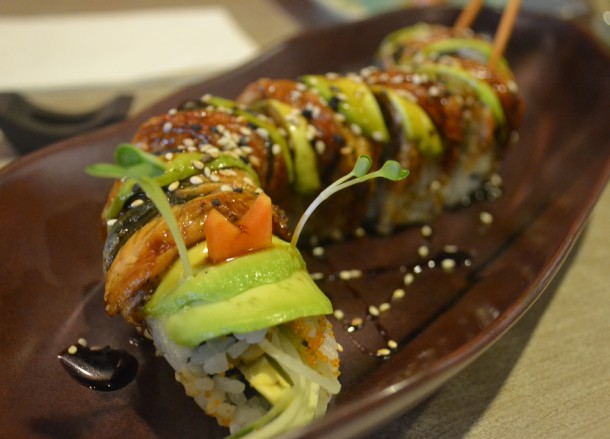 Dragon Shaped Sushi at Isao Sushi Restaurant Bangkok, Sukhumvit 31