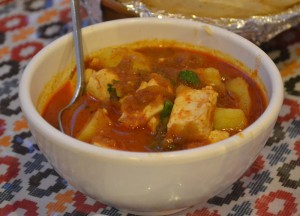 Paneer Aloo Curry, Himalaya Restaurant in Bangkok, Nepalese Food