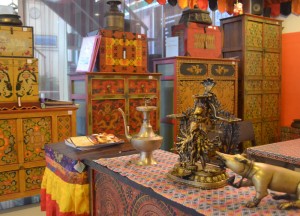 Traditional Furniture at Himalaya Restaurant in Bangkok, Nepalese Food