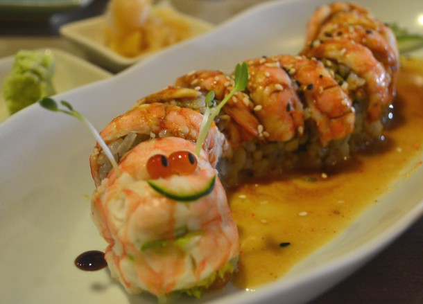 Jackie Wrapped in Ebi (Shrimp), Isao Sushi Restaurant Bangkok, Sukhumvit 31