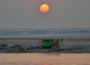 Sunrise on the Irrawaddy RIver, Bagan to Mandalay by Boat, Irrawaddy River Cruise