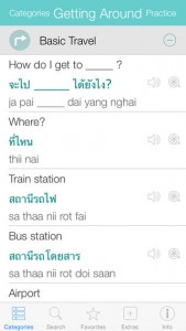 Learning Conversational Thai, Thai Language App for Travellers
