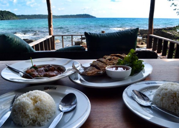 Eating Seafood on Koh Kood, Top Koh Chang Hideaways, Romantic Resorts, Thailand